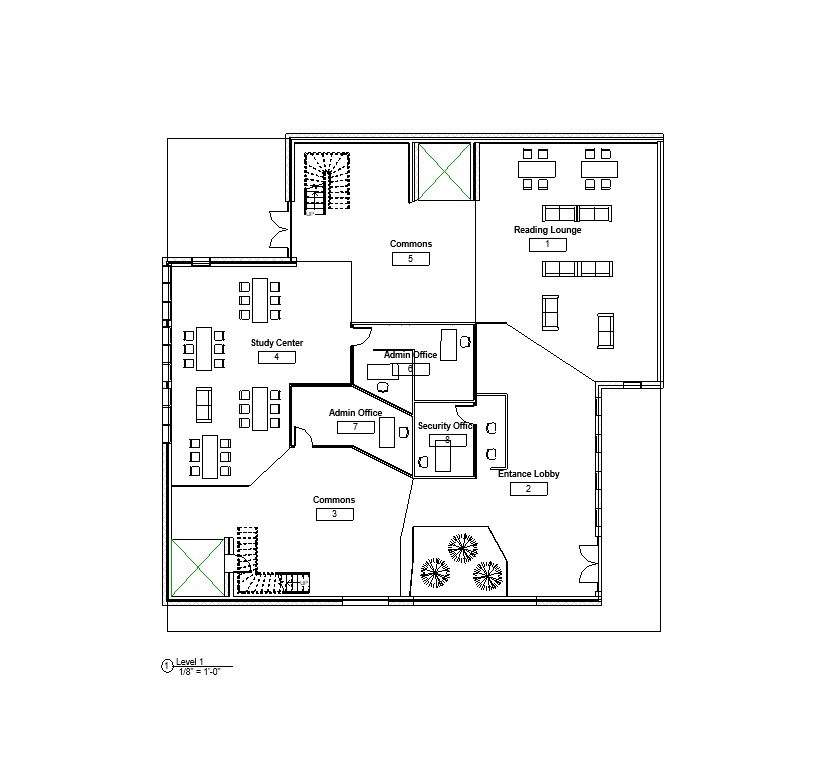 Concept dorm floor 1